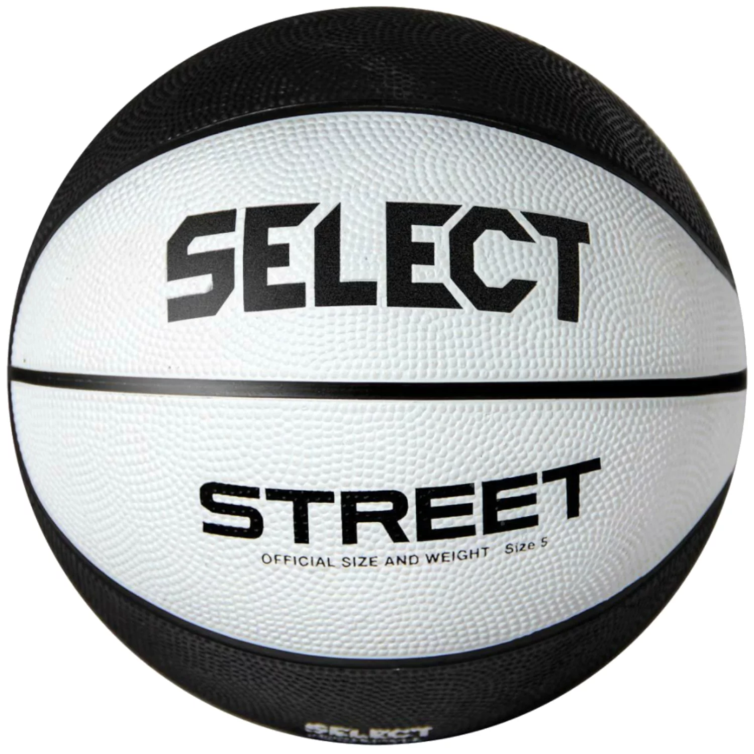 Фото - Баскетбольний м'яч SELECT Street  Basketball STREET BLK-WHT, Unisex, Czarne, piłki do kos  2023